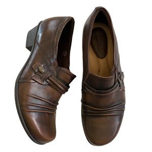 Earth Shoes Maize Women’s Brown Leather Ankle Bootie Size 7.5 B